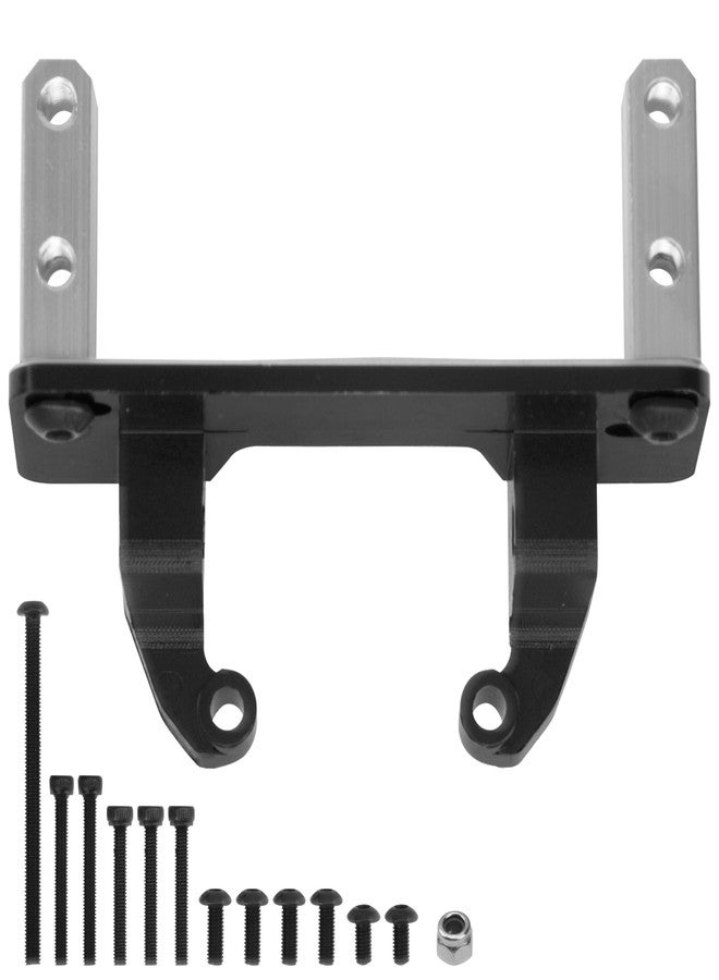 Share Goo قاعدة تثبيت سيرفو المحور المعدني من ShareGoo متوافقة مع محور Axial SCX10 II 90046 AR44 ومحور MN999، قطعة ترقية لسيارة الزحف RC بمقياس 1/10 (أسود) - Image 1